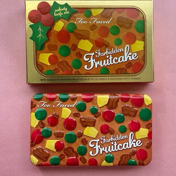 NWT Too Faced Limited Edition Forbidden Fruitcake Doll-Size Eyeshadow Palette - Picture 15 of 16